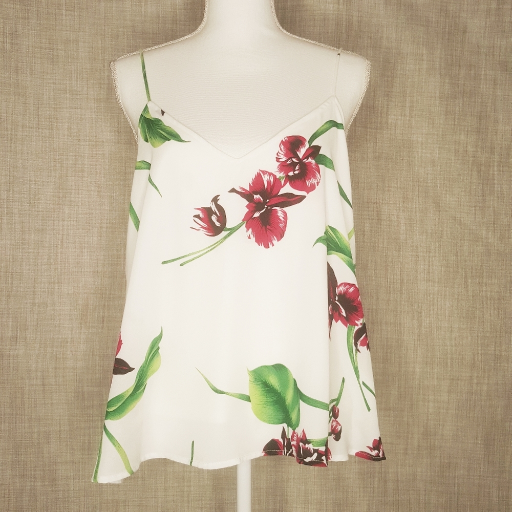 Summer Floral Strappy Tank